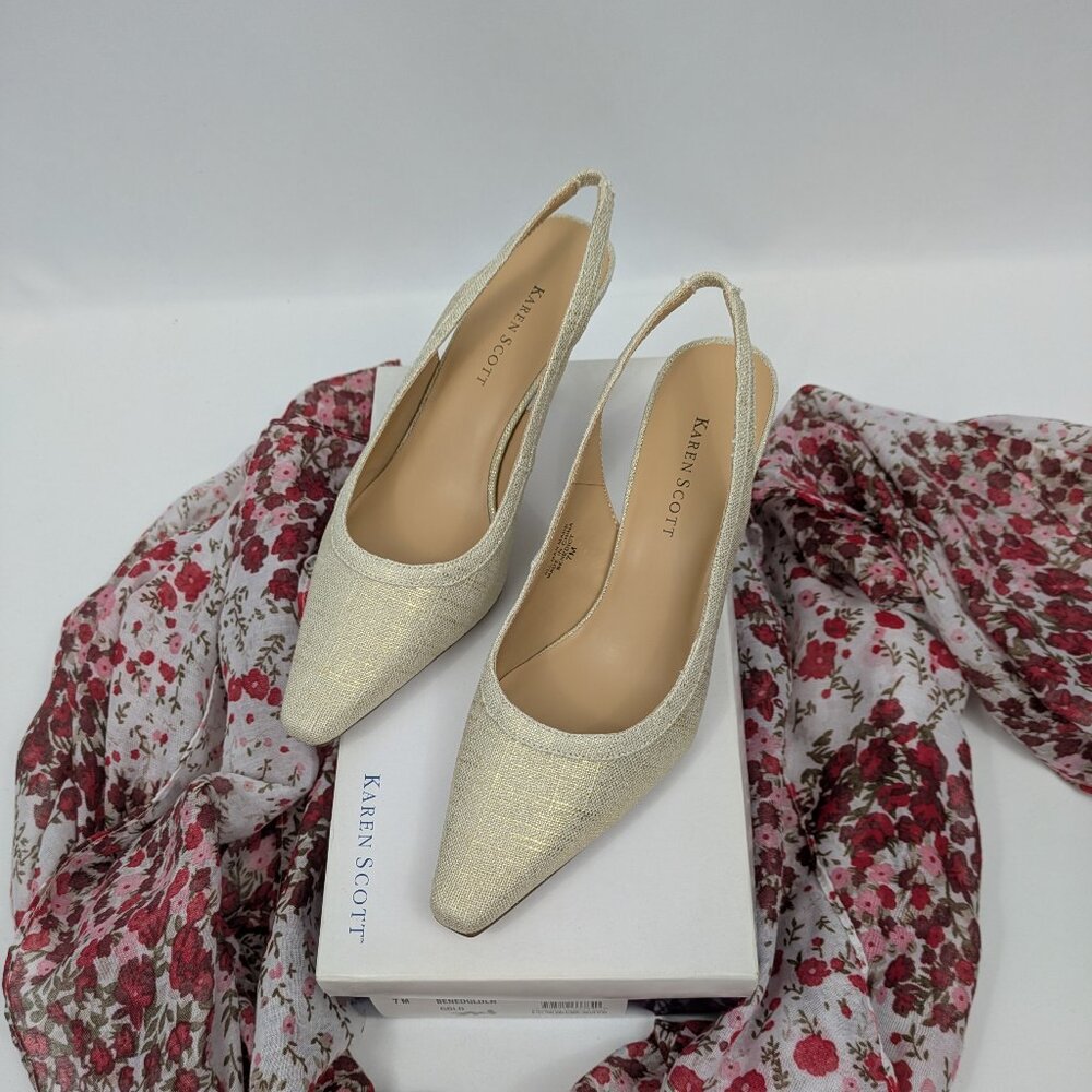 Karen Scott Slingback Pumps NWOT - Picture 2 of 10